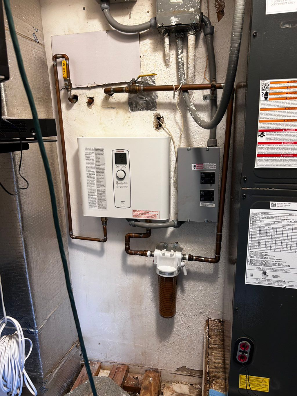 Pressure and leak checked, install complete 