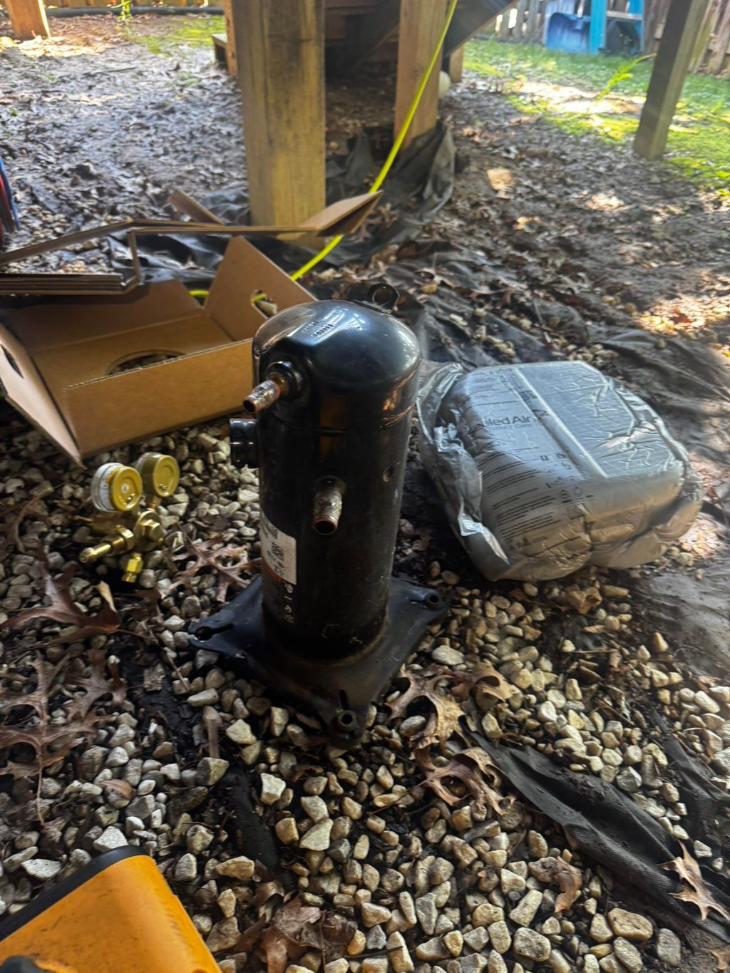 Shorted compressor