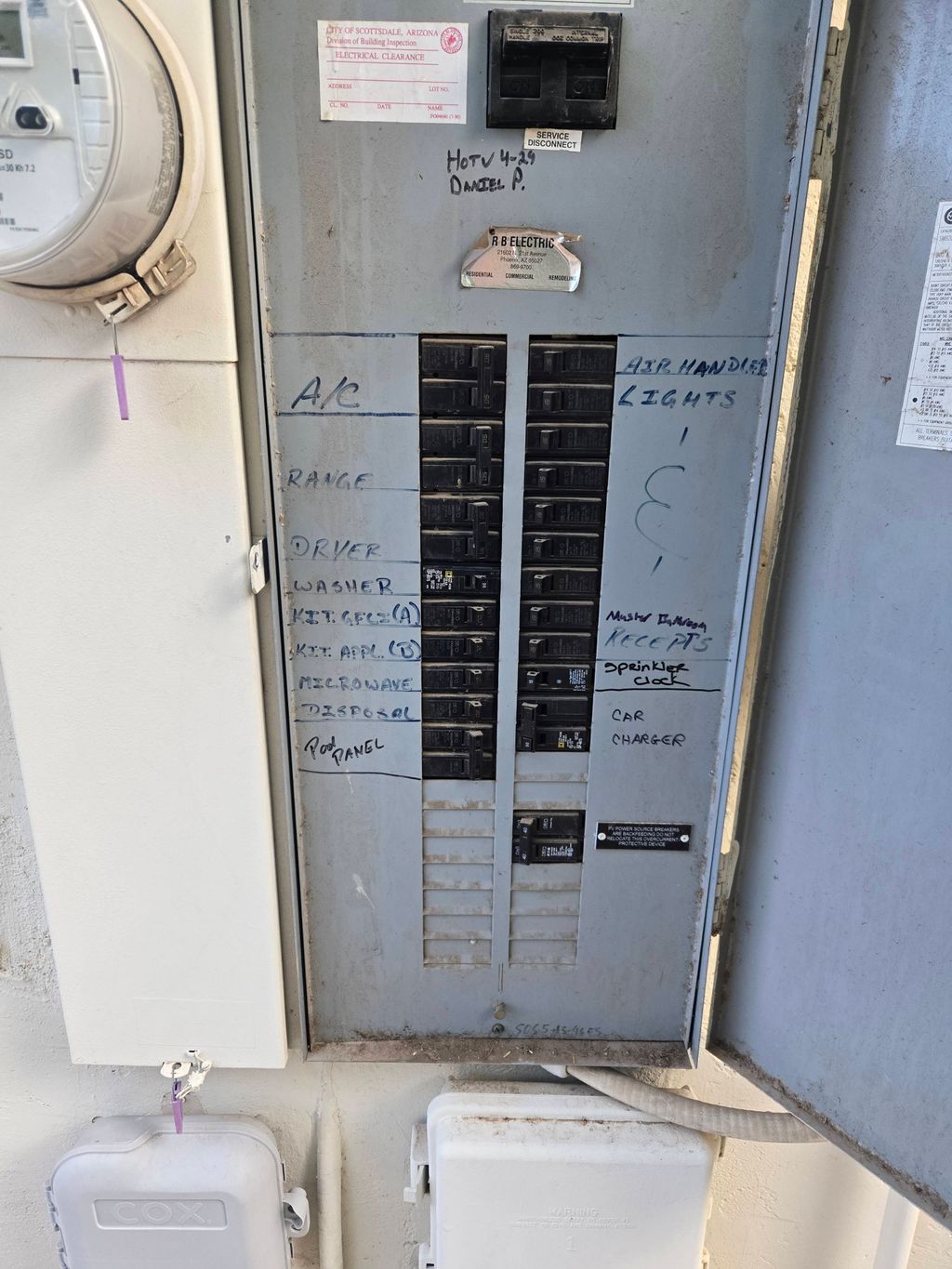 replaced washer breaker