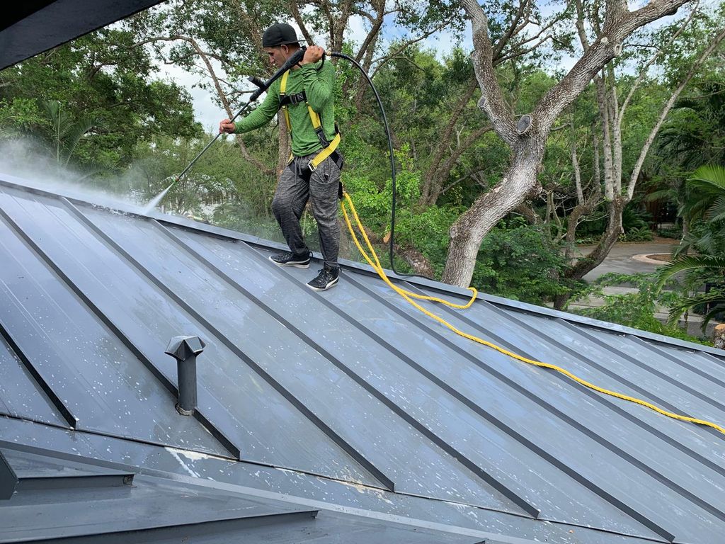 Metal Roof Cleaning 