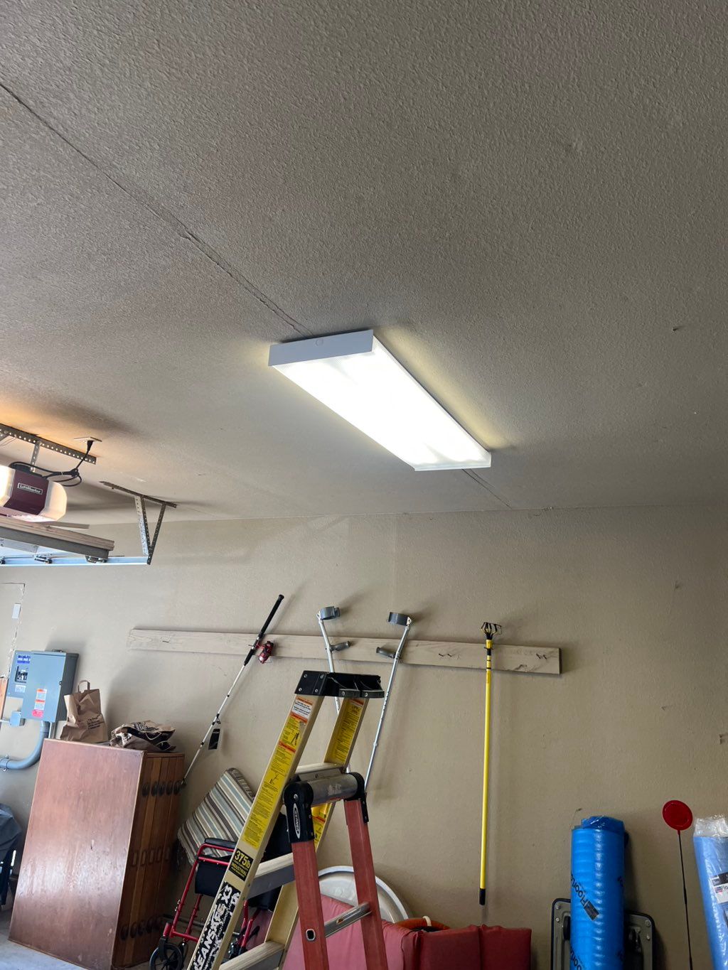 LED conversion of an old fluorescent fixture