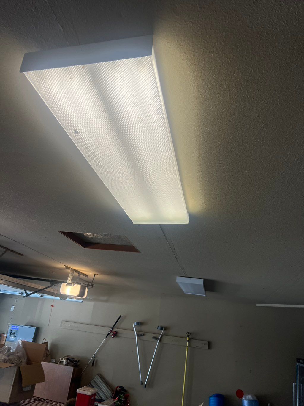 LED conversion of an old fluorescent fixture