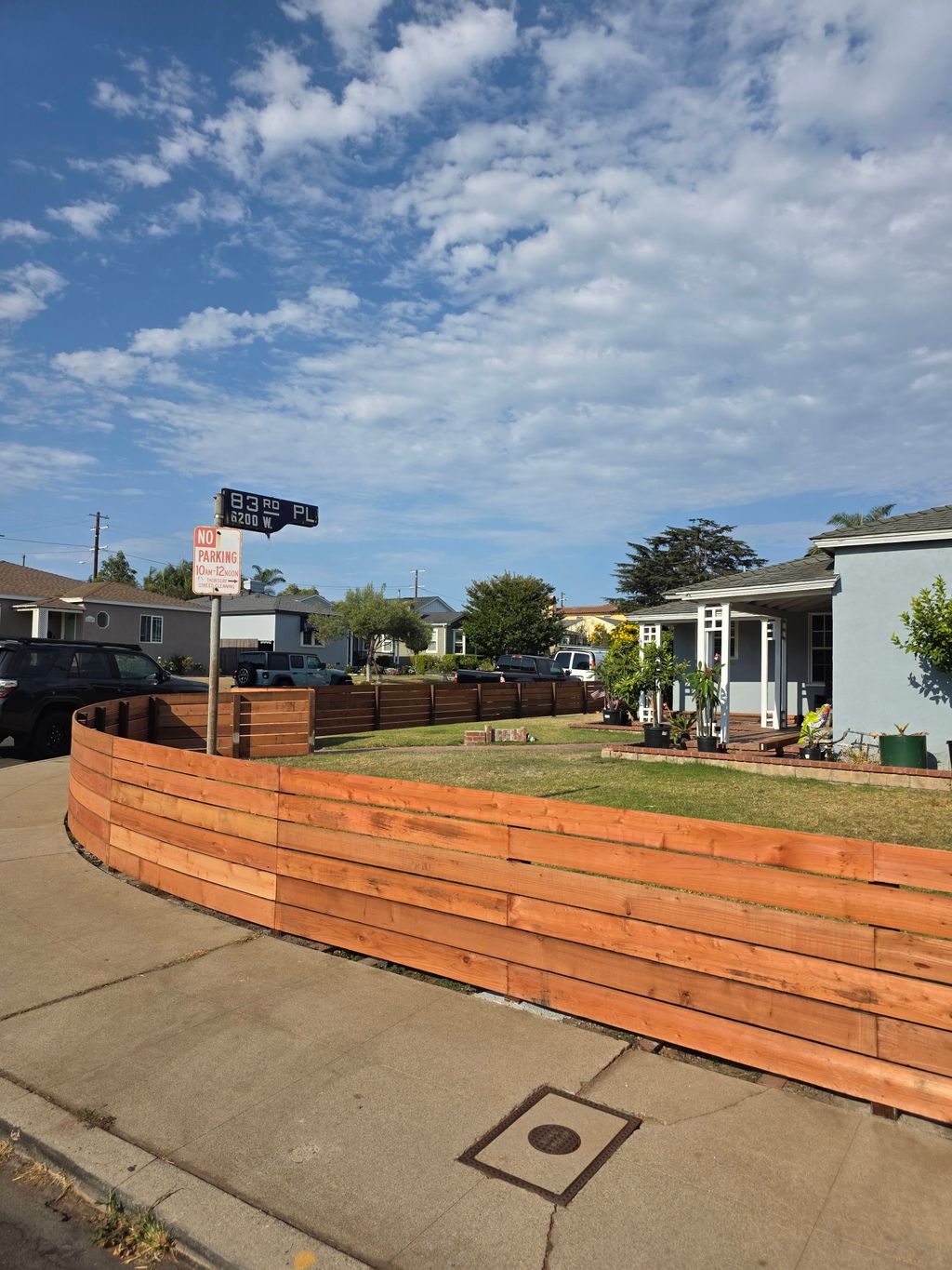 This custom fence exceeded the customer's expectat