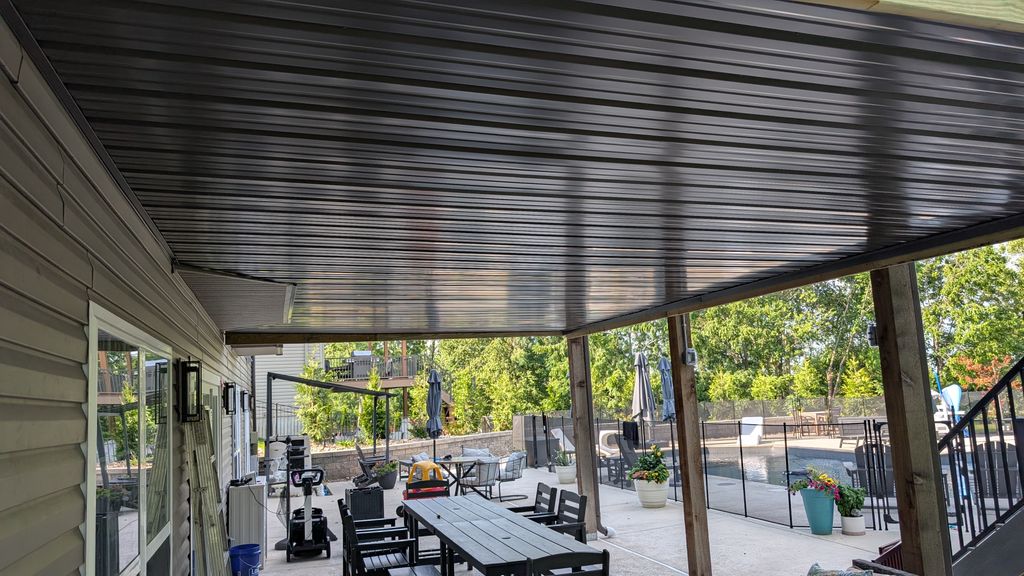 Custom metal underdecking