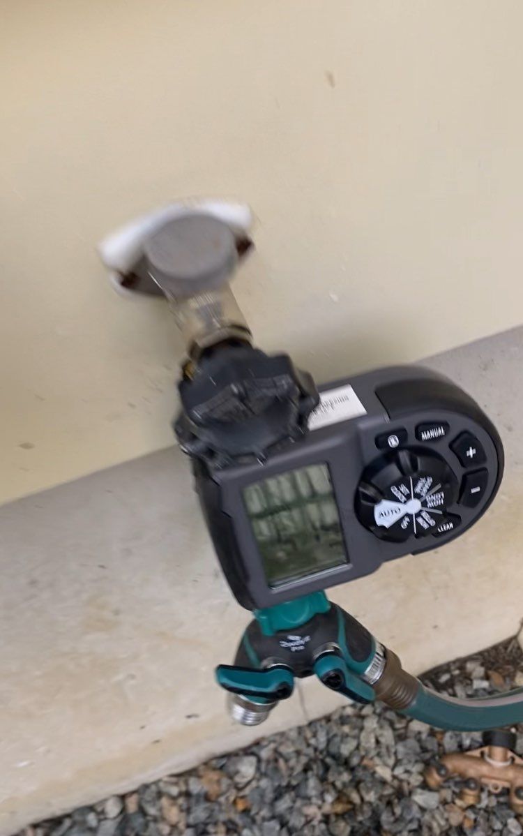We set up automatic sprinkler systems too!
