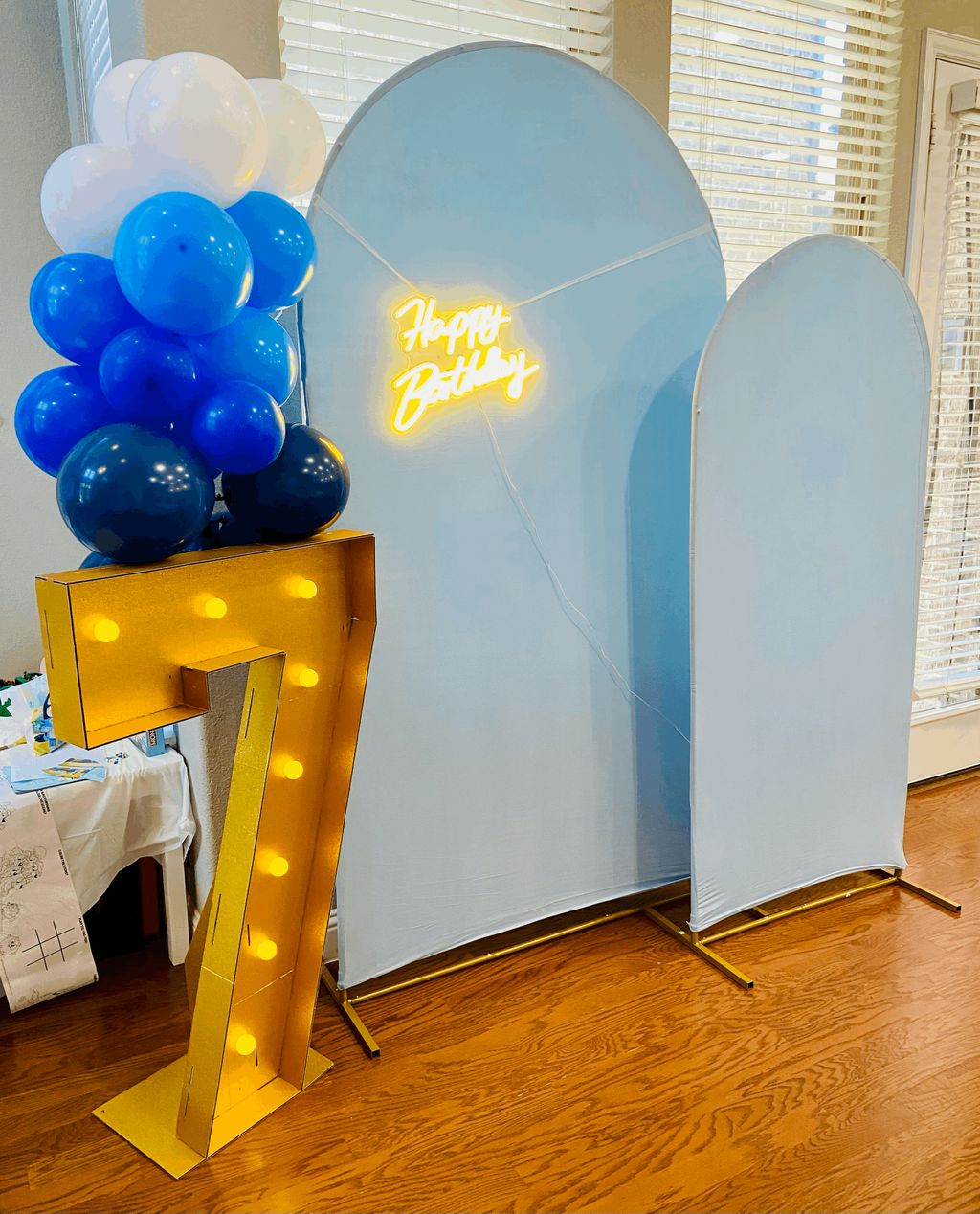 Balloon Decor Bundle with Marquee Number