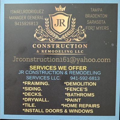 Avatar for Jr Construction and Remodeling Services