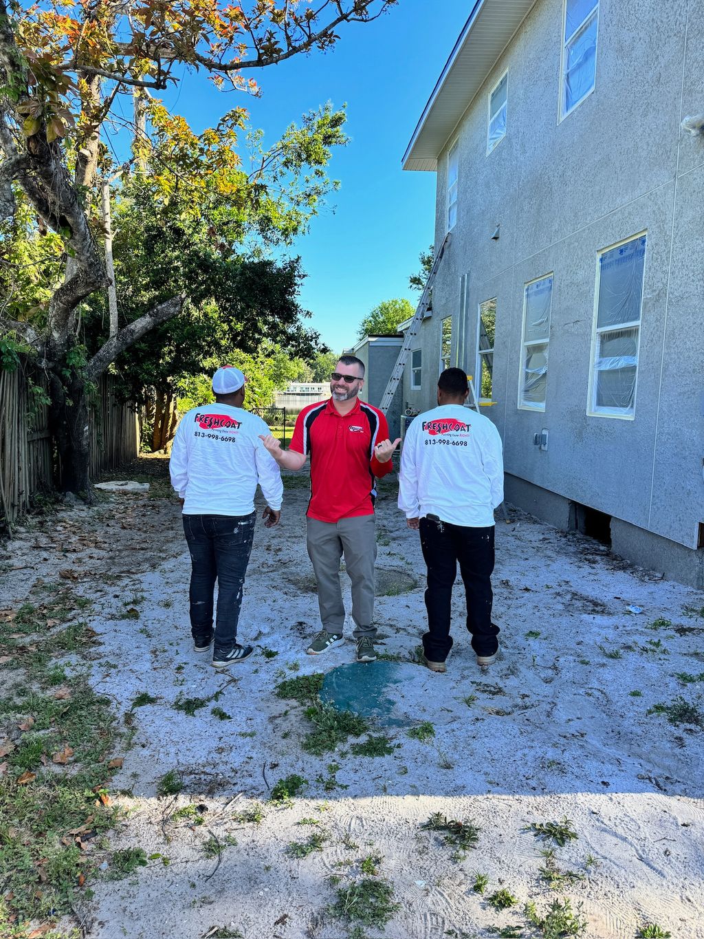 Matt the Paint Dad and his team