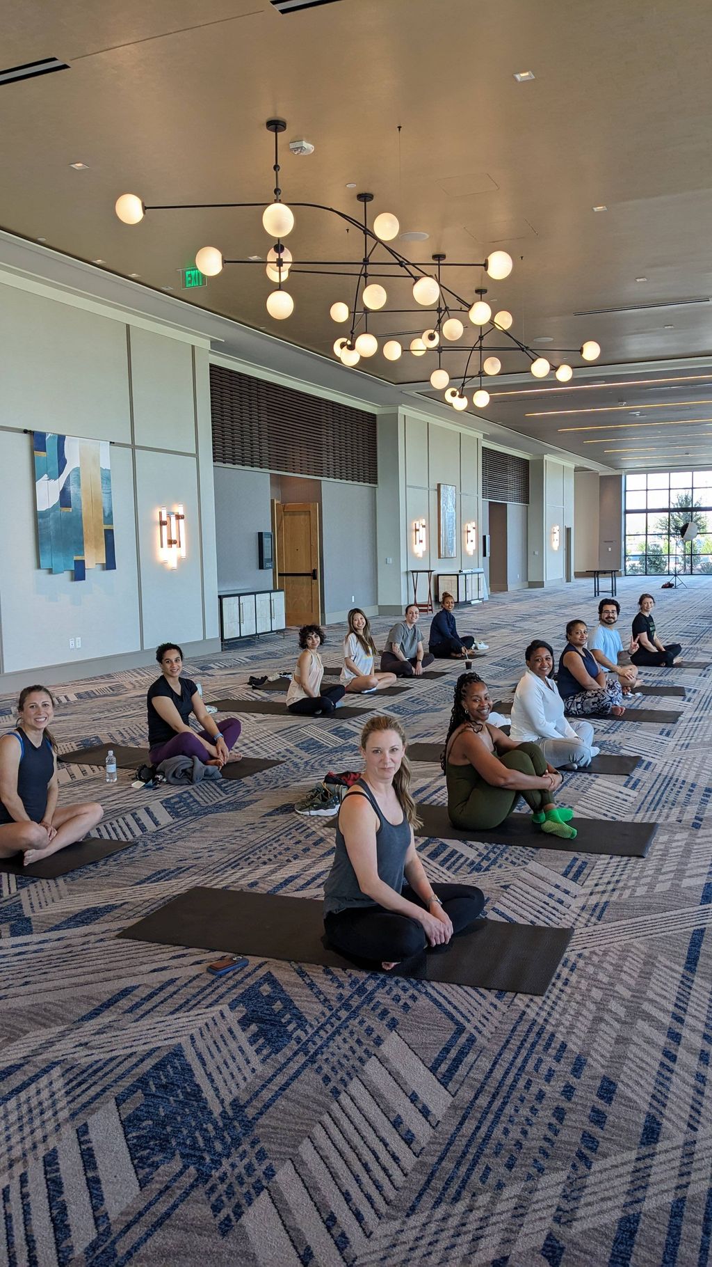 Yoga for Leeward Renewable Energy Summit at the PG