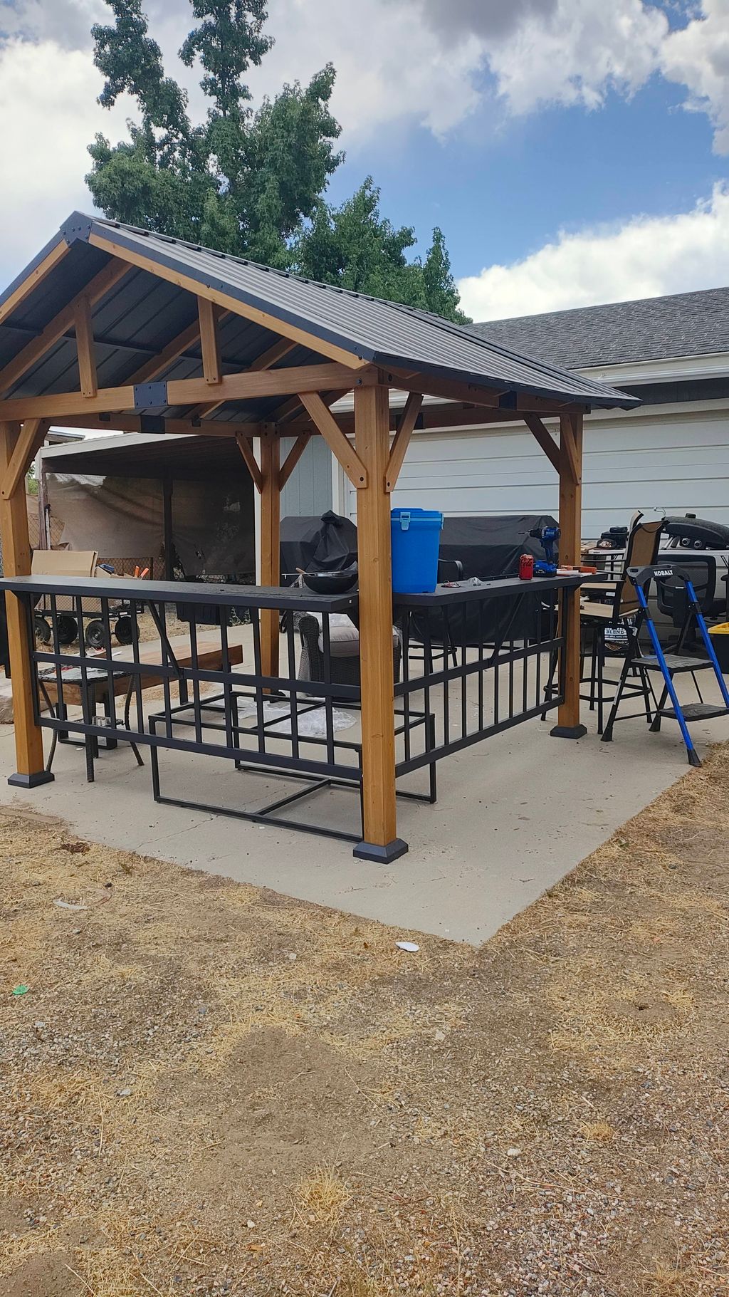 Need a gazebo assembled? contact me for an estimat