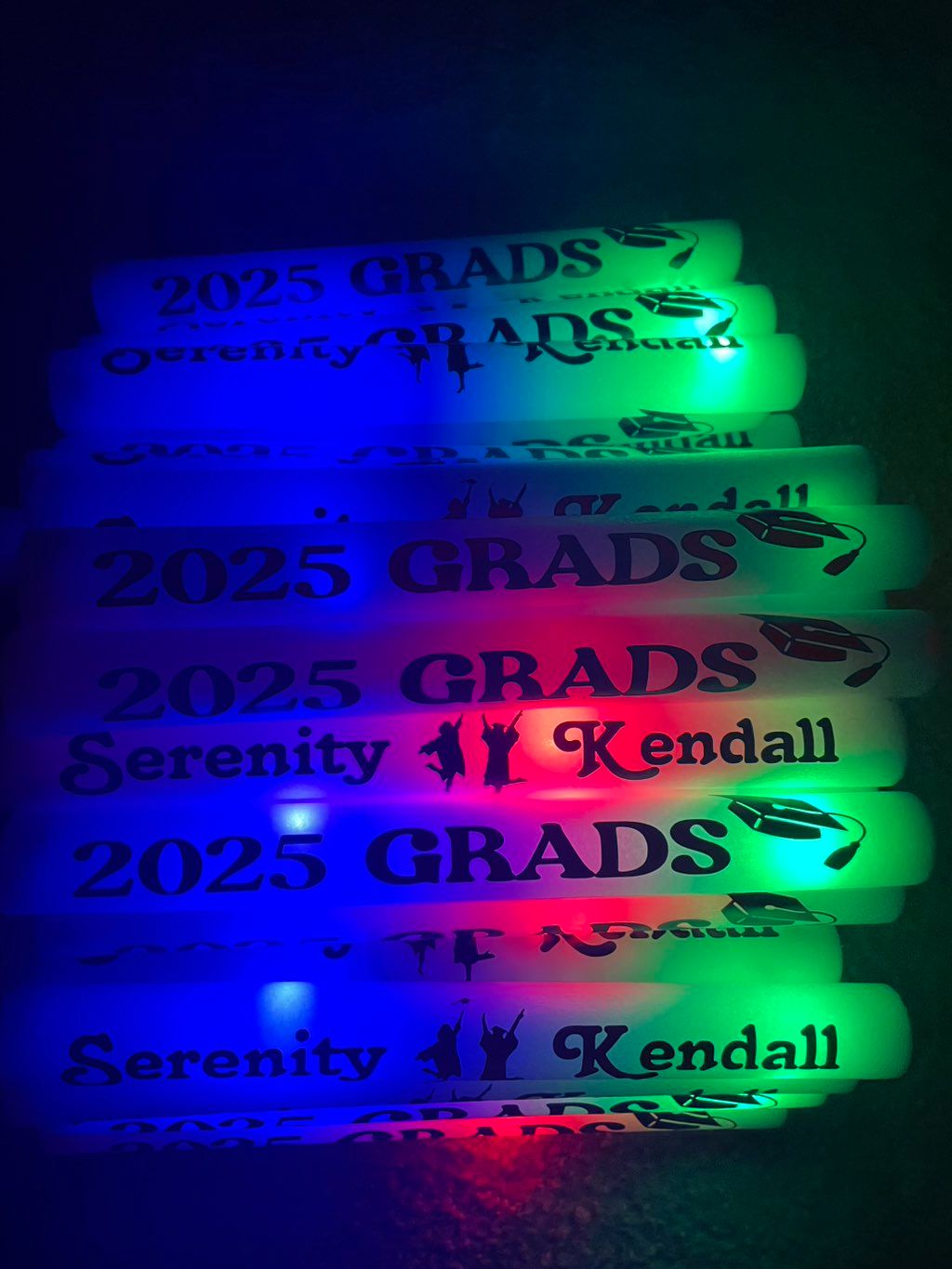 Add on personalized light batons! 