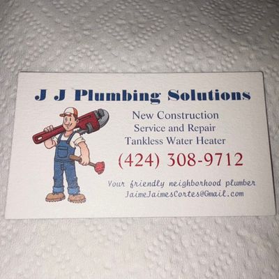 Avatar for JJ PLUMBING SOLUTIONS