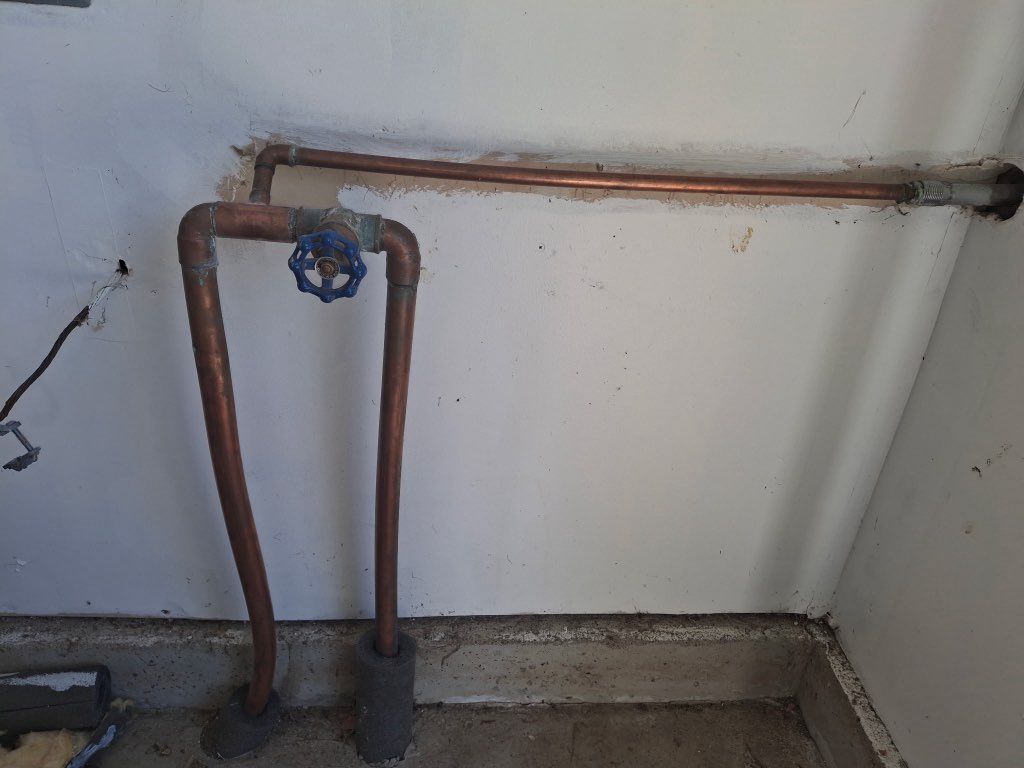 Before- old gate valve not working 