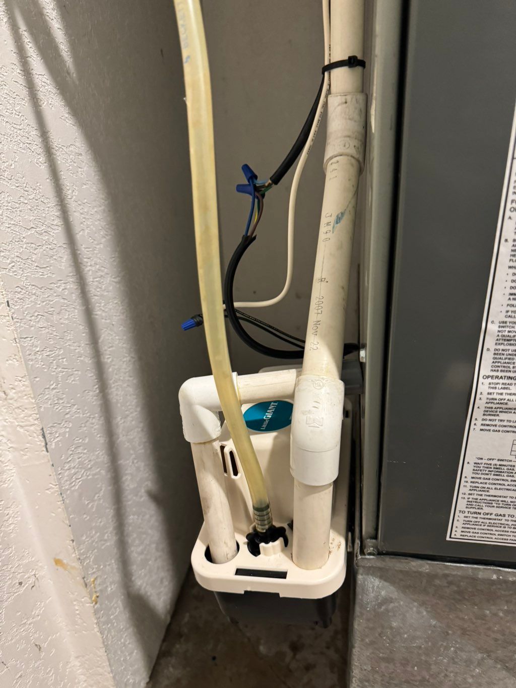 New replaced condenser pump 