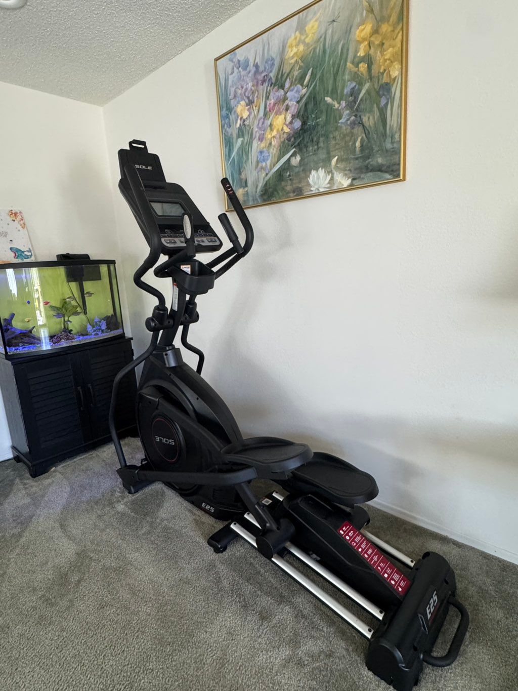 Elliptical trainer assembled
