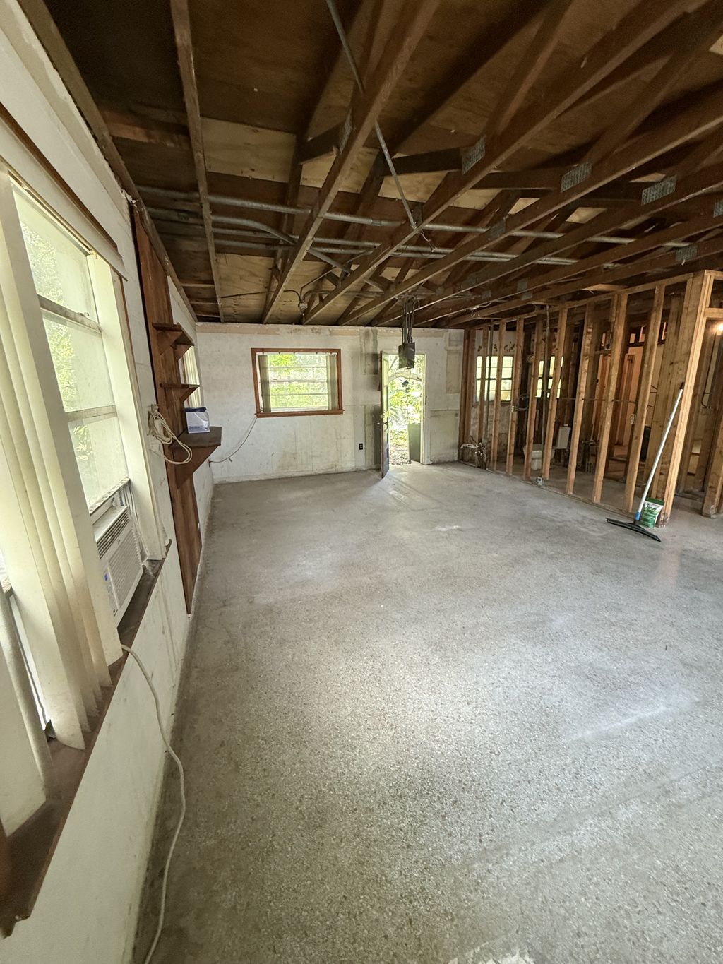 After photo of a full demo and cleanup job