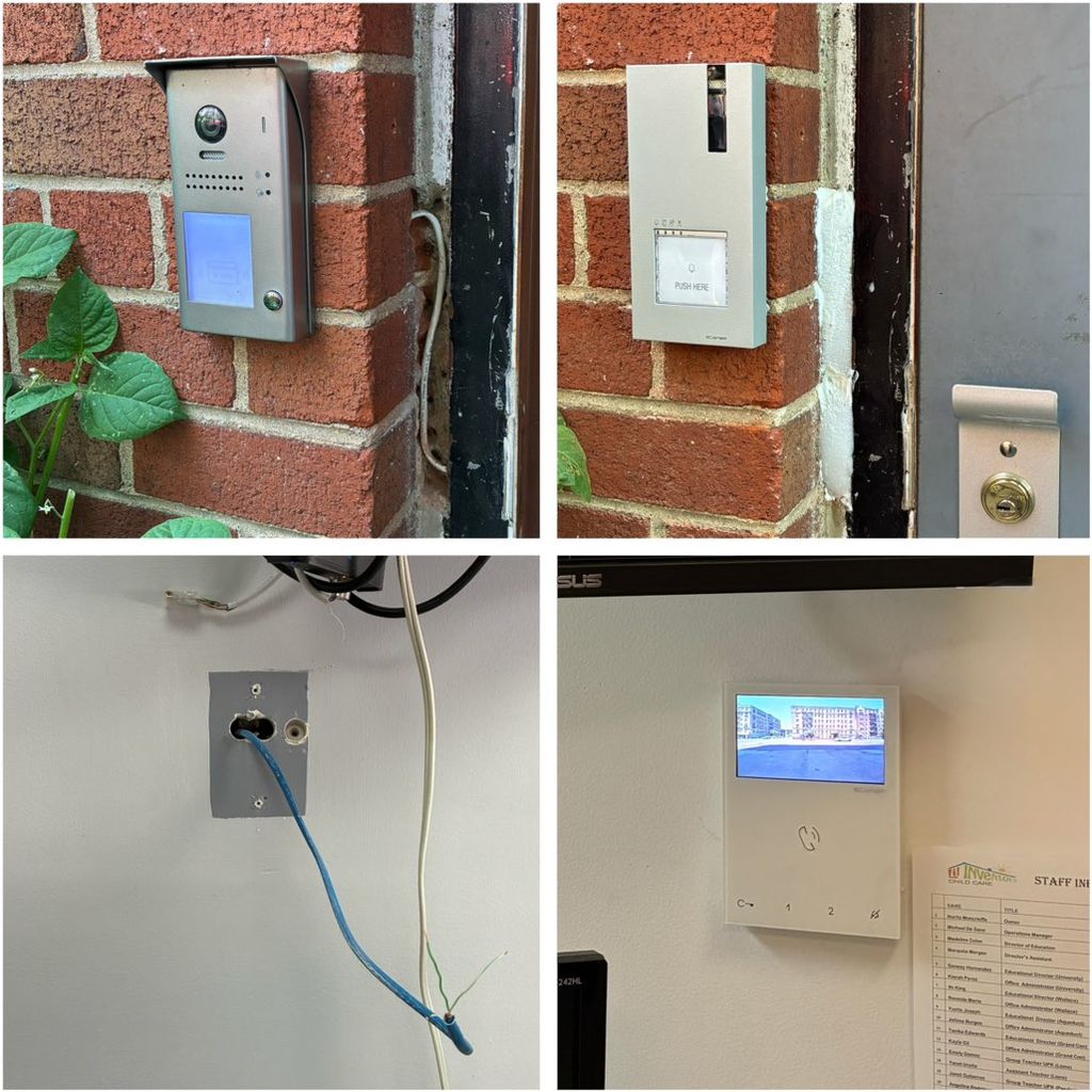 Replacing the faulty intercom system with Comelit