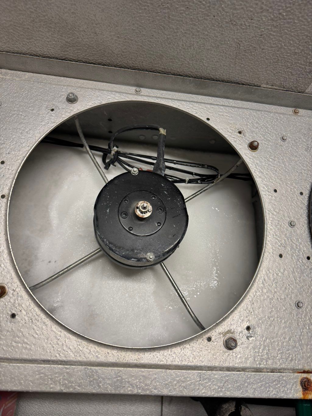 Commercial walk in cooler frozen evaporator repair