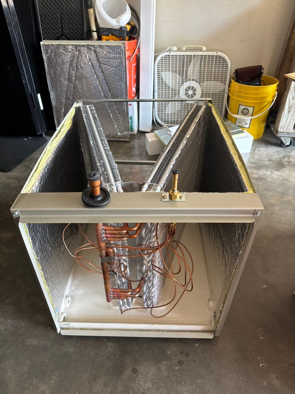 New evaporator coil for ICP unit 