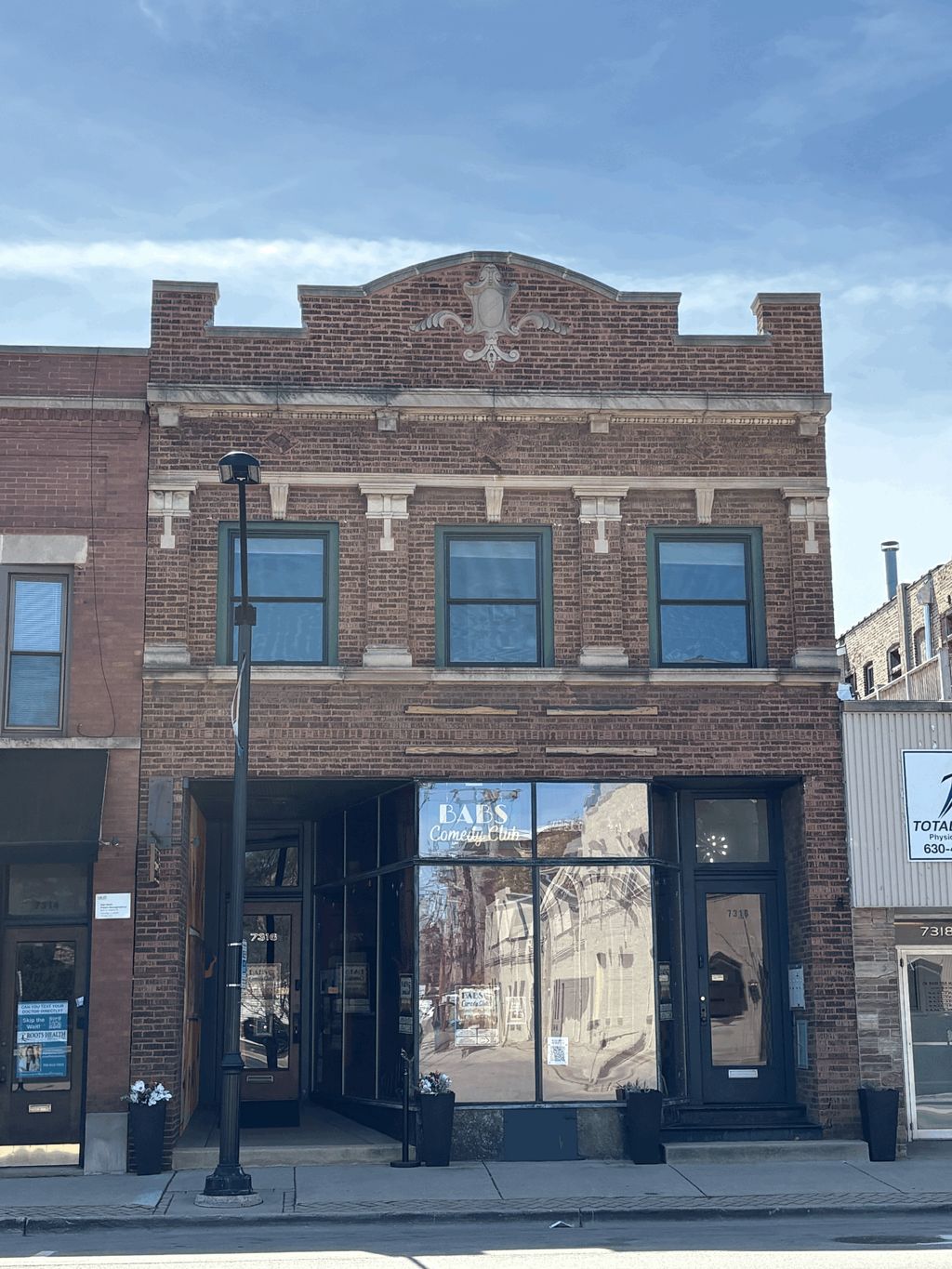 Our brick-and-mortar comedy club: 7316 Madison St.