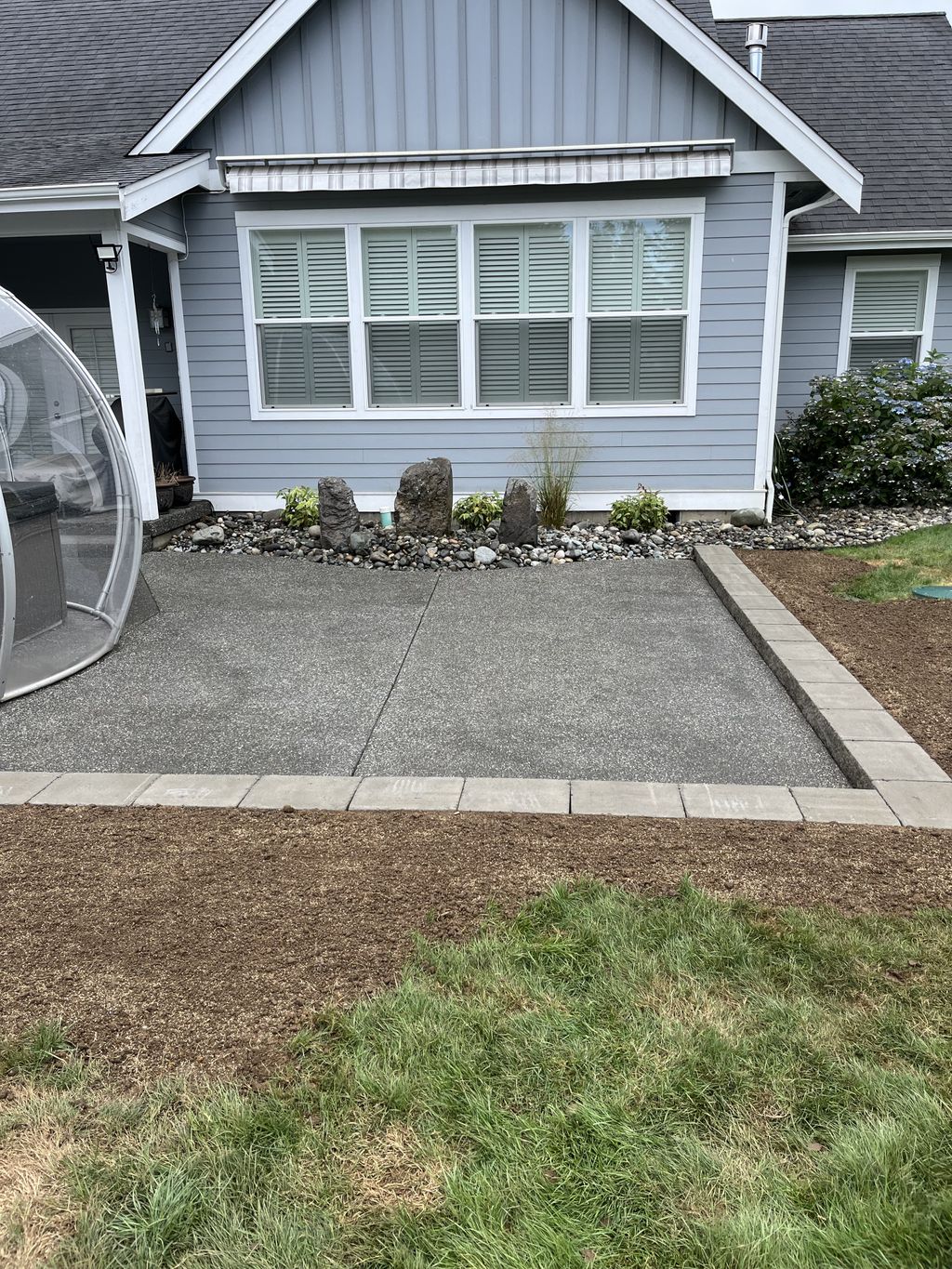 ( New Concrete Patio Renovation) ✅