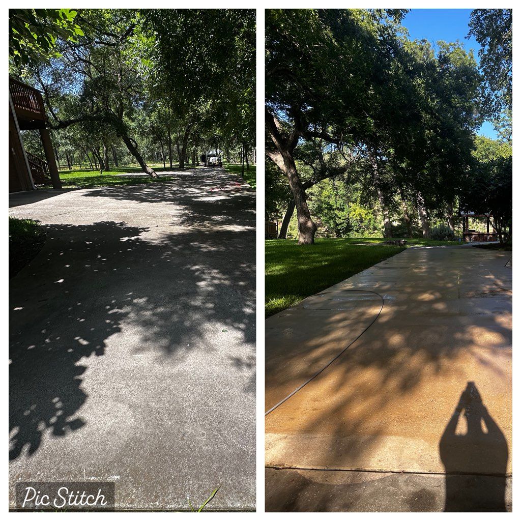 Driveway had serious organic growth. 