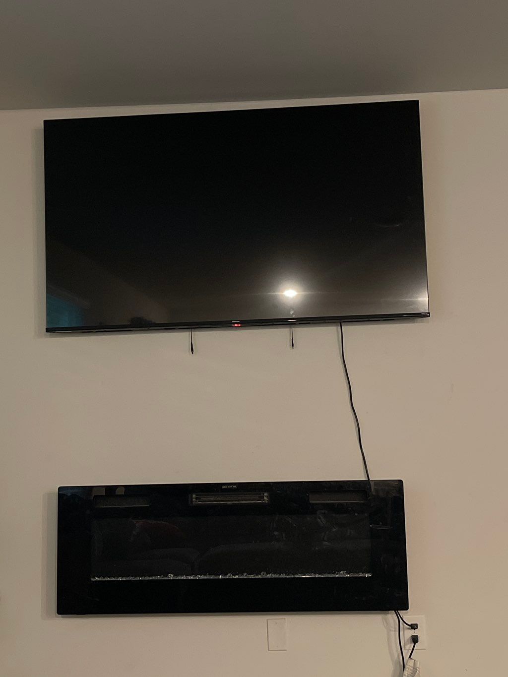 65inch tv I mounted with fireplace as well I mount
