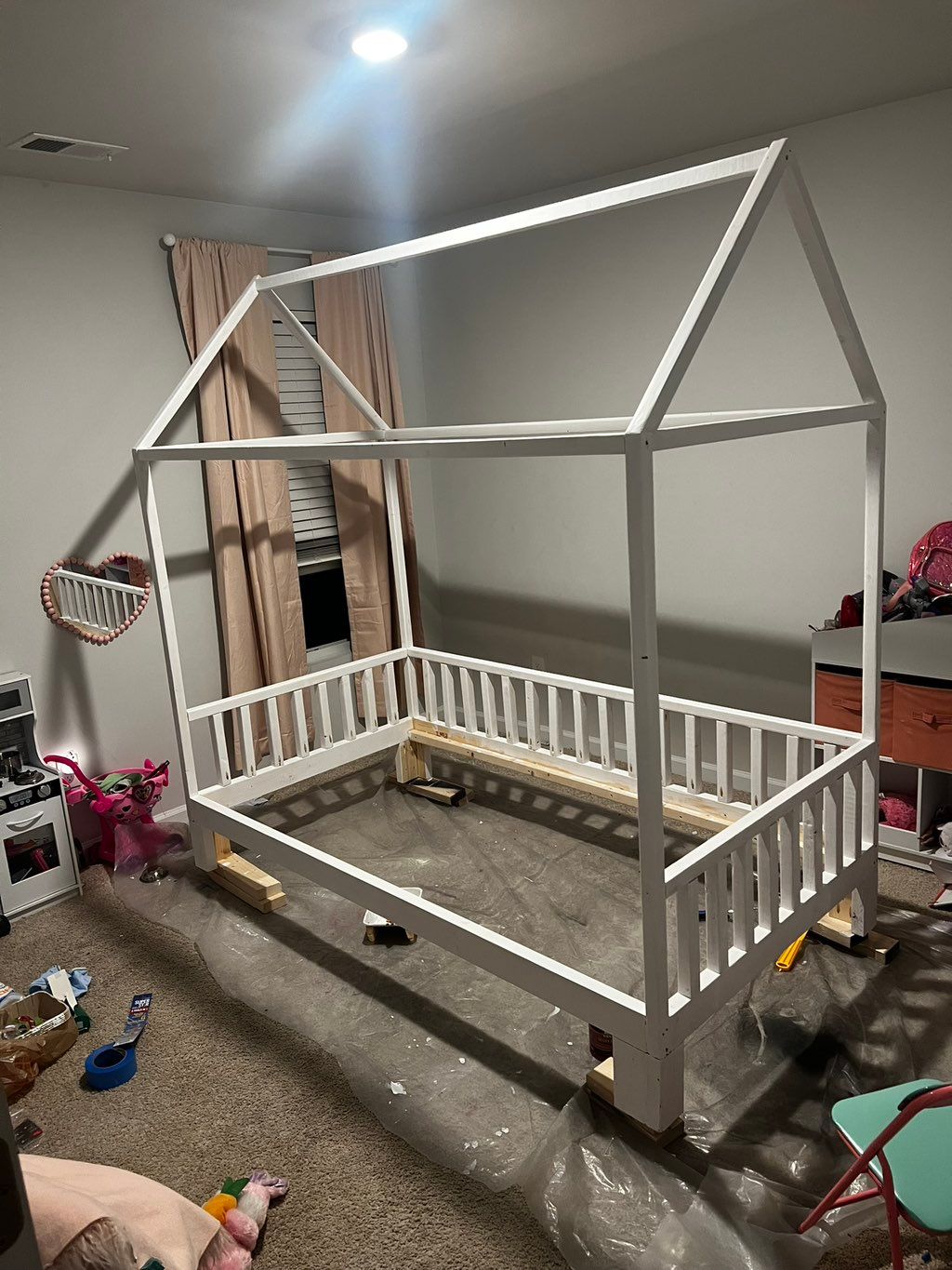 Twin size bed build