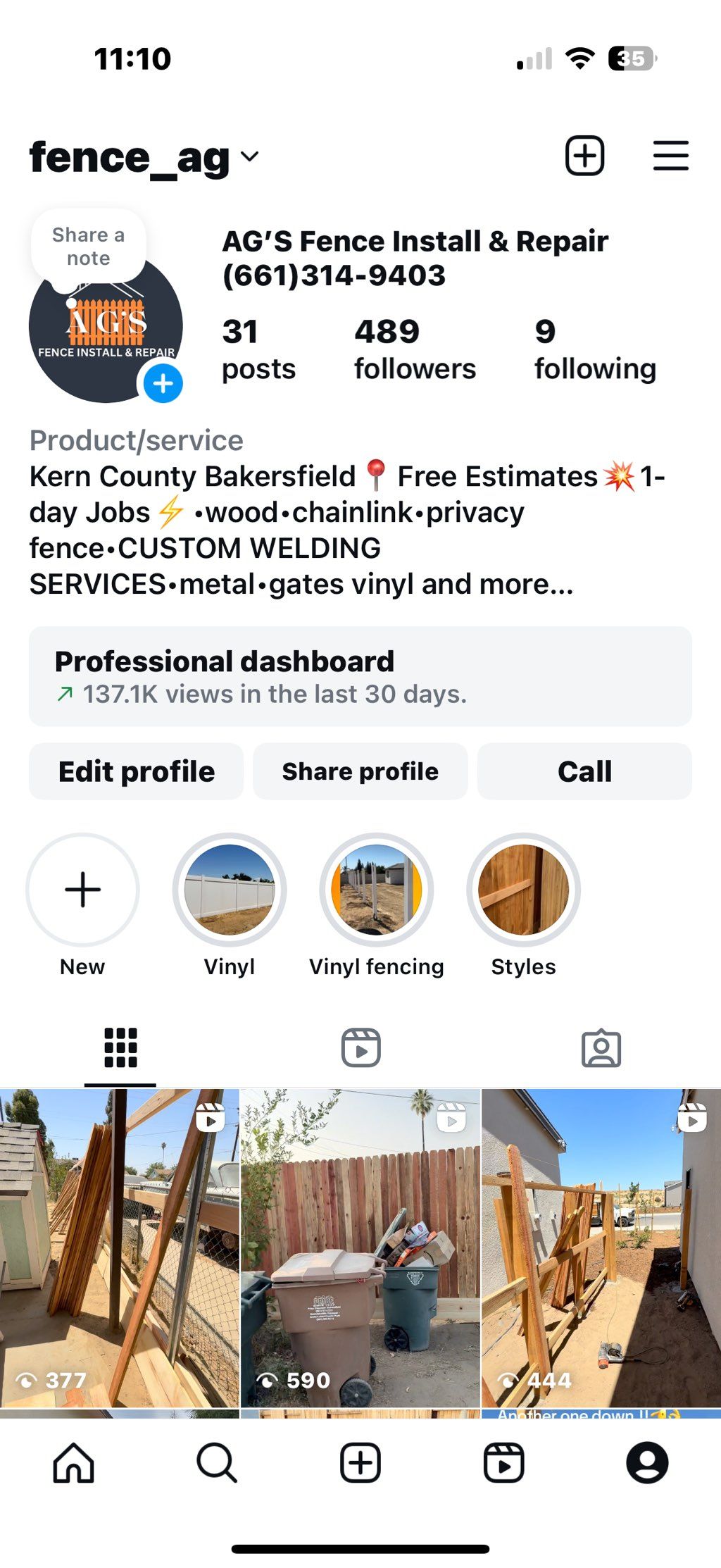 Projects and media