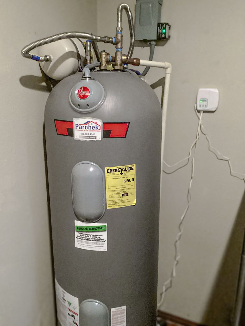Marathon 50 Gallon Electric Water Heater Installat