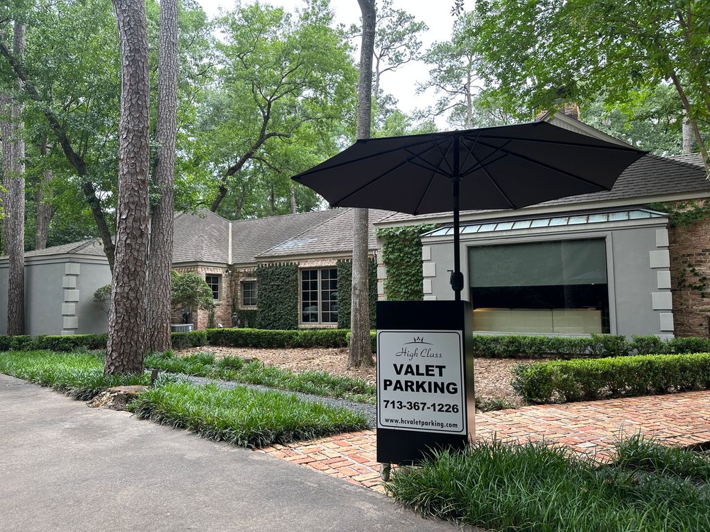 Valet at a private event