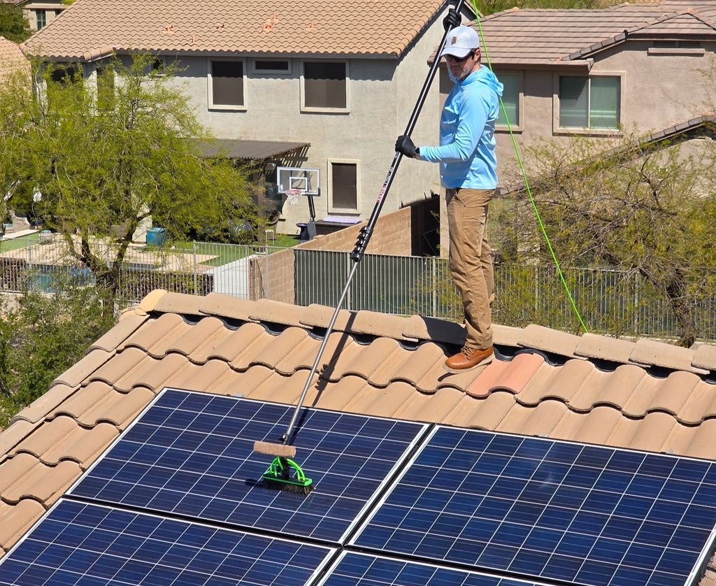 Solar Panel cleaning in Anthem