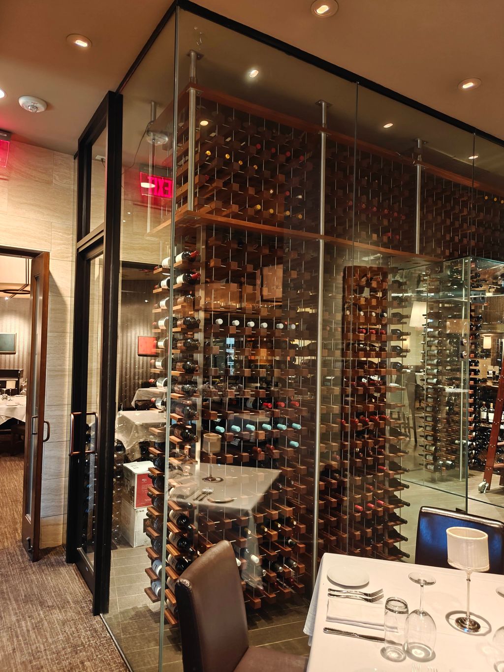 Commercial Cleaning (wine room at Eddie V's in Sco