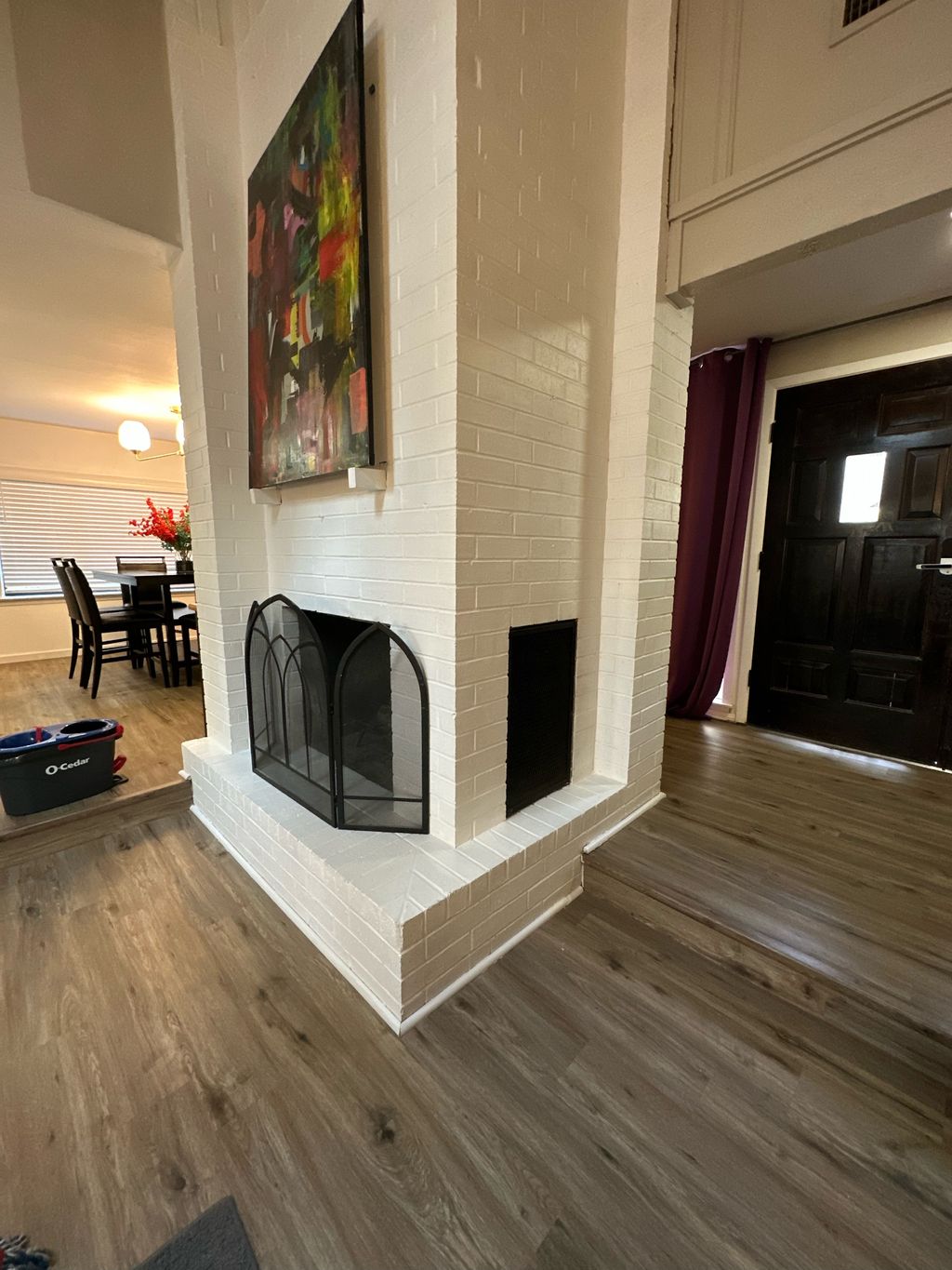 Complex Flooring install; multiple steps, around l