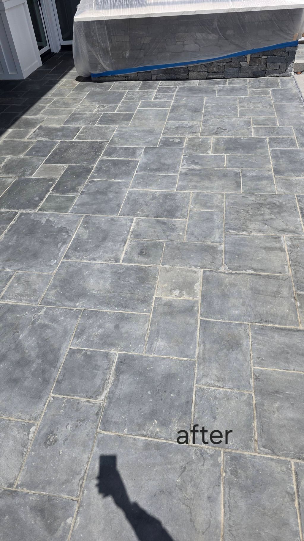 Granite deep cleaning and sealing completed"
