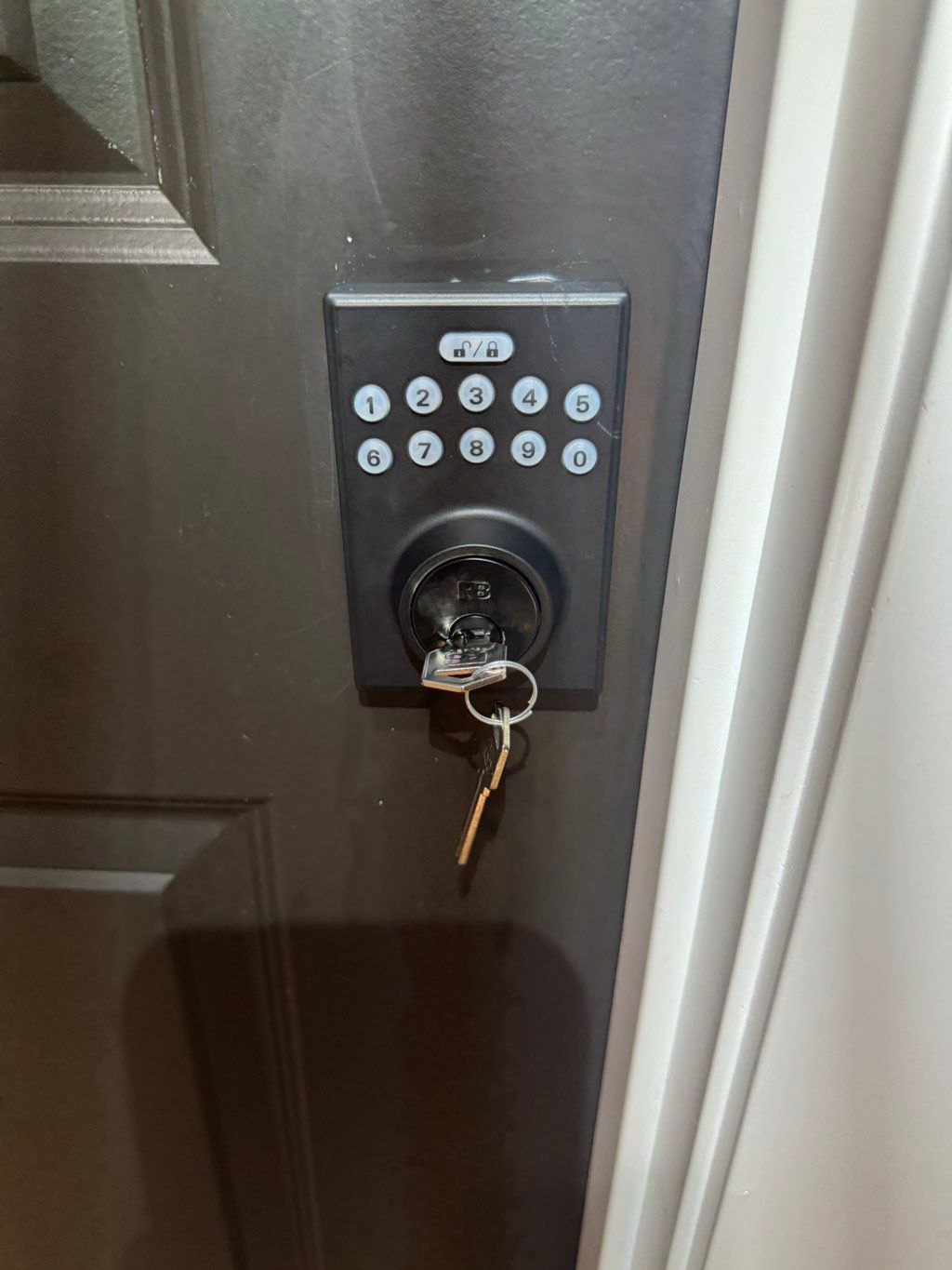 Installed a new lock 