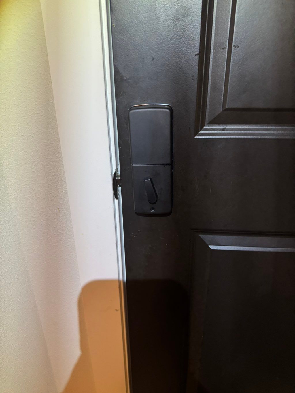 Installed a new digital lock 