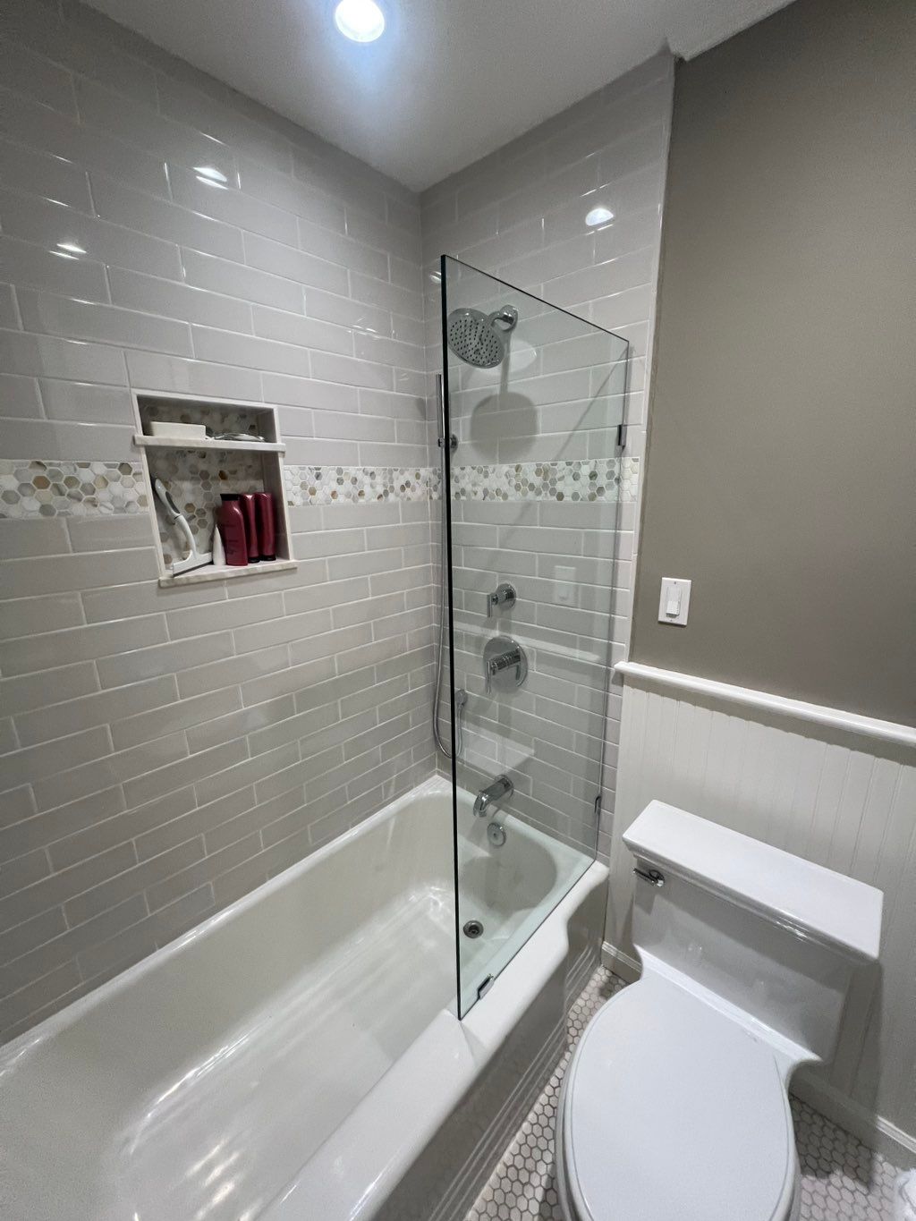 Glass panel installation 