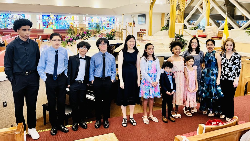 Students of Nana Morimoto Piano & Voice Studio aft