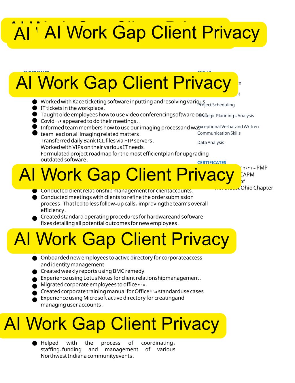 Projects and media