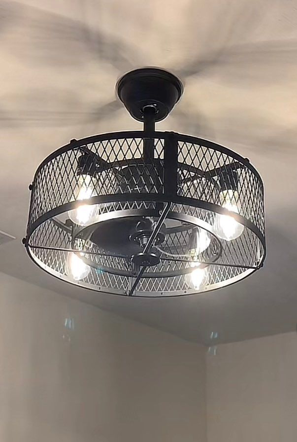 Custom ceiling fan install 
