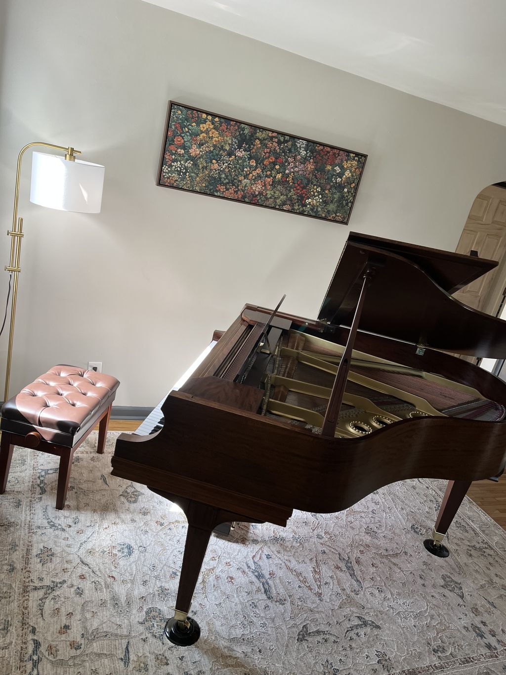 Current Studio with a Mason and Hamlin Baby Grand
