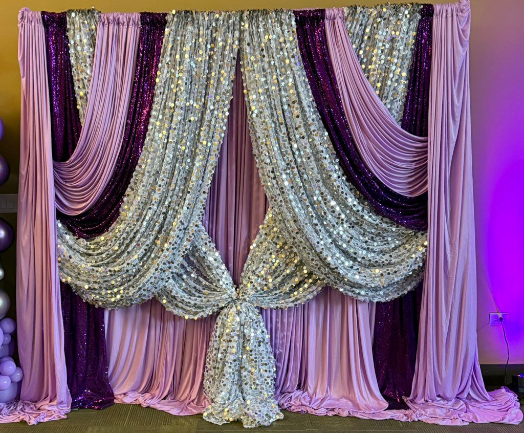 Pipe and drapes double layer 