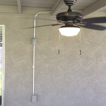 Ceiling fan installation