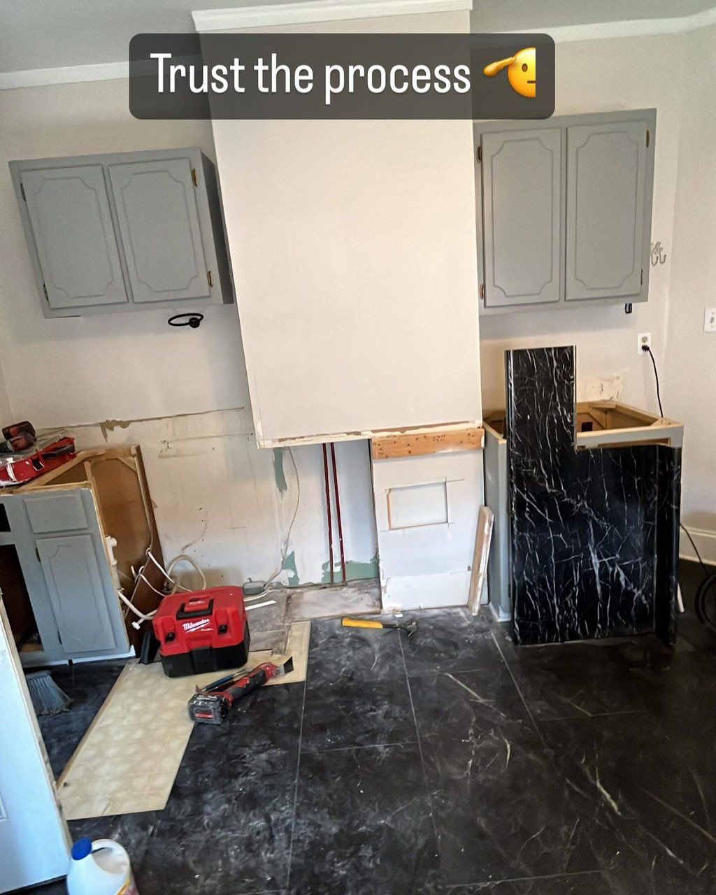 beginning kitchen cabinet project 