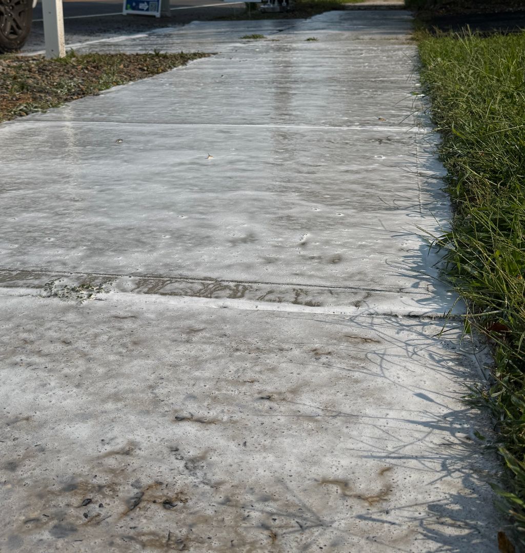 Sidewalk cleaning