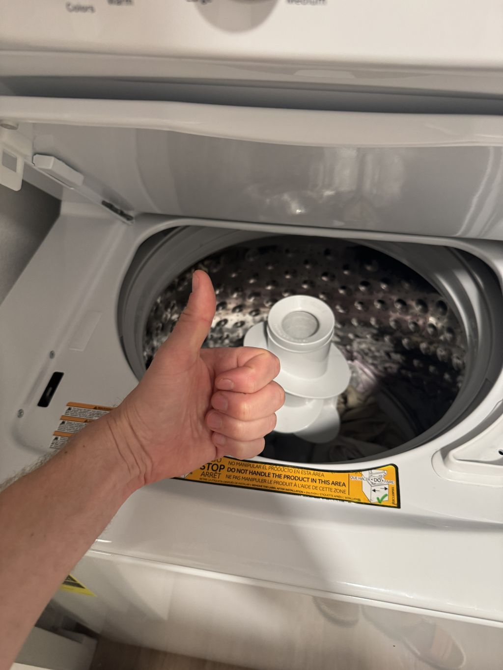 Combo washer/dryer unit — back in action