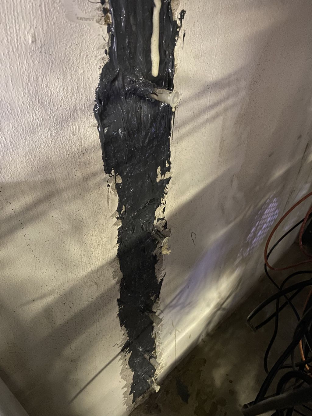 Foundation crack repair, no leak guarantee..