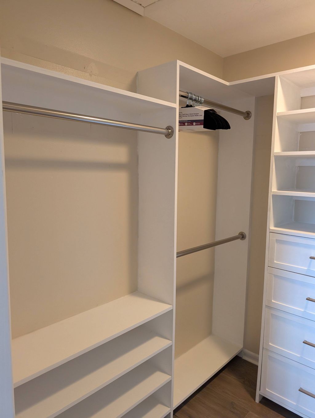Custom 8 Drawer Closet - Left Side