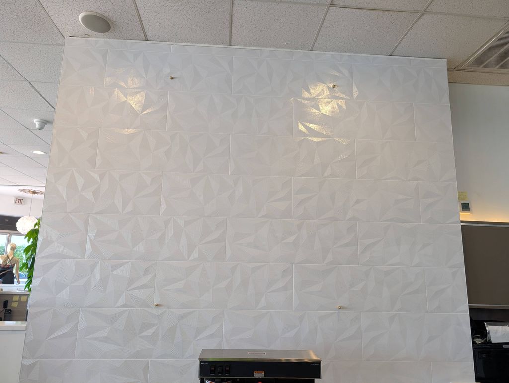 3d tile feature wall 